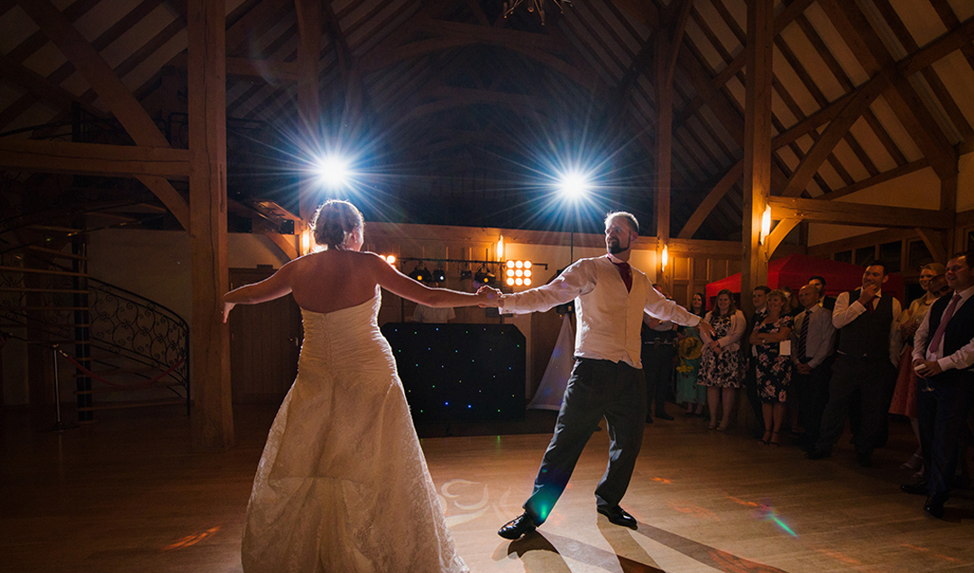 Nikki and Dave danced the night away at one of Hampshire’s most exquisite wedding venues