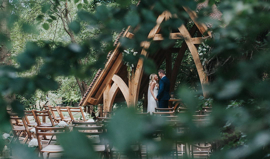 The Spinney is the perfect location for a magical outdoor wedding ceremony in Hampshire