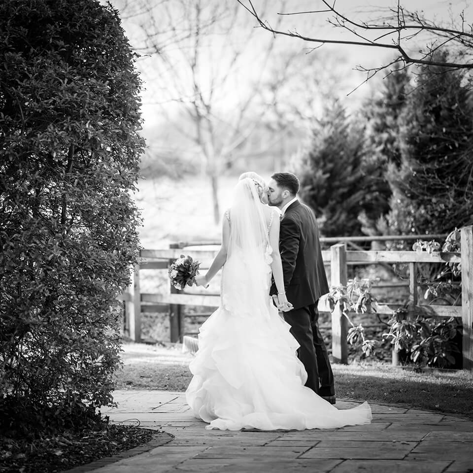 Rivervale Barn's gardens look perfect in every season, including at this magical winter wedding