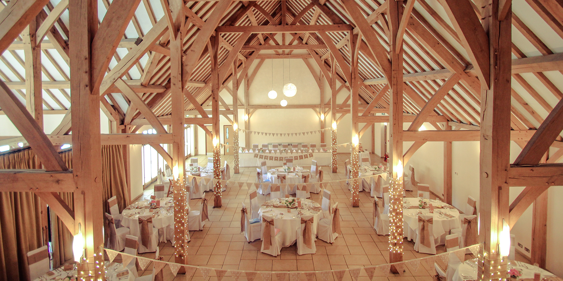 The Reception Barn made the perfect wedding venue for Jen and James beautiful wedding in Hampshire