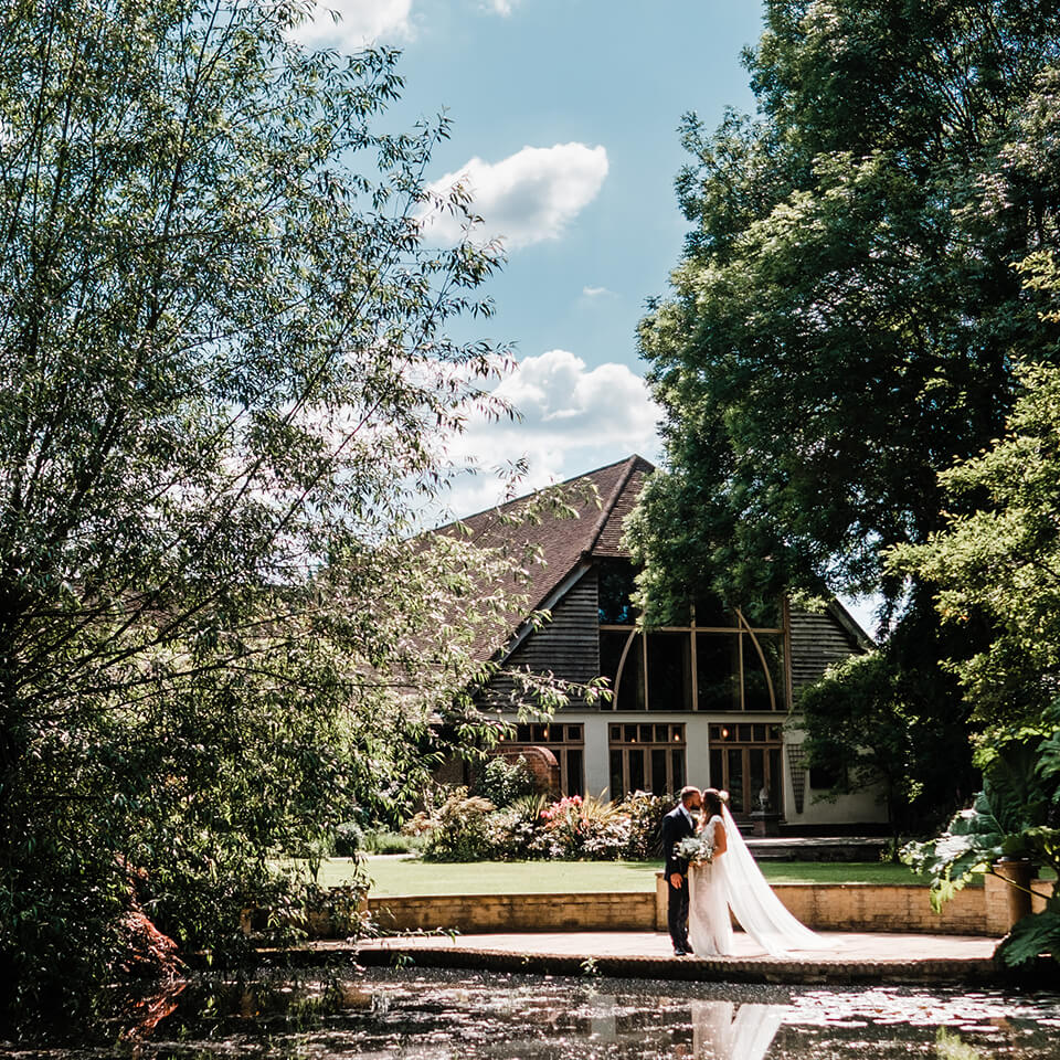 Rivervale Barn in Hampshire is a stunning backdrop for some amazing wedding photography