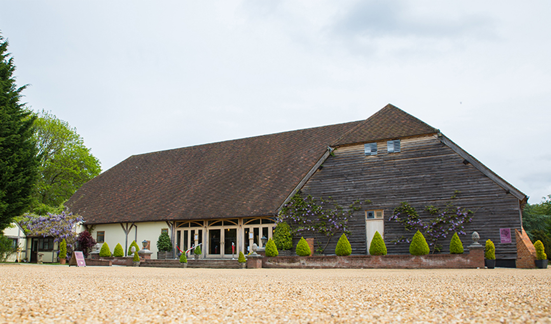 Look no further than Rivervale Barn for a stunning barn wedding venue in Hampshire