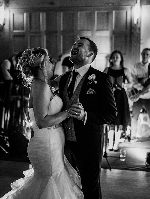 Enjoy your first dance surrounded by family and friends at Hampshire’s best barn wedding venue