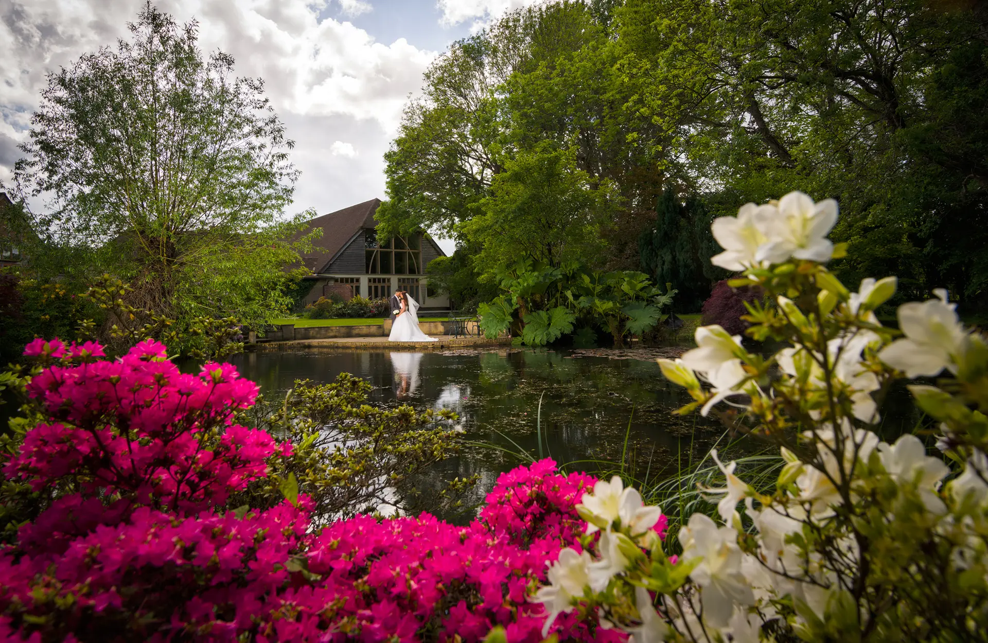 Rivervale Barn wedding venue summer