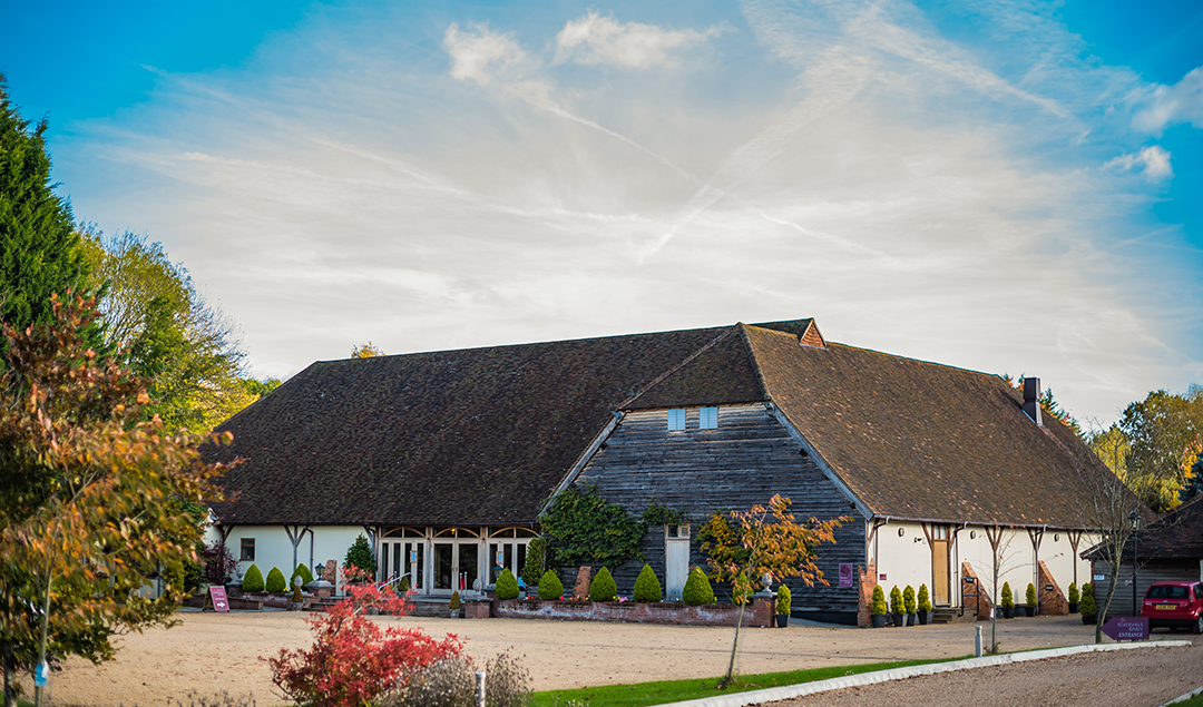 Rivervale Barn in Hampshire is the perfect place to hold an amazing autumn wedding