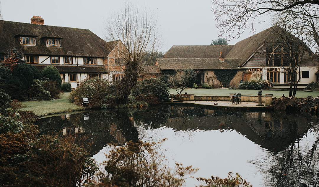 Rivervale Barn is a beautiful barn wedding venue in Hampshire perfect for a winter wedding