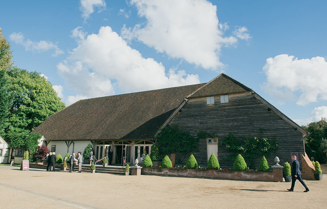 Natalie and Antony chose this beautiful barn venue in Hampshire for their wedding day