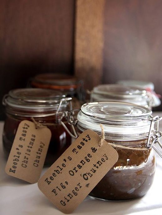 This Rivervale Barn Couple Made Chutney For Their Guests Wedding