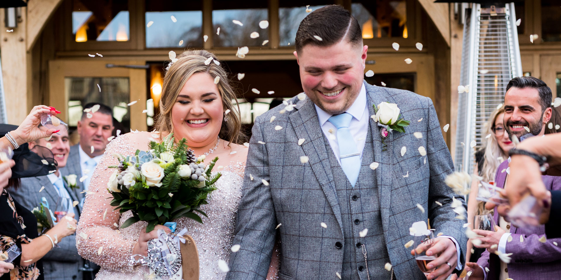 Nathan and Imogen had a beautiful winter wedding